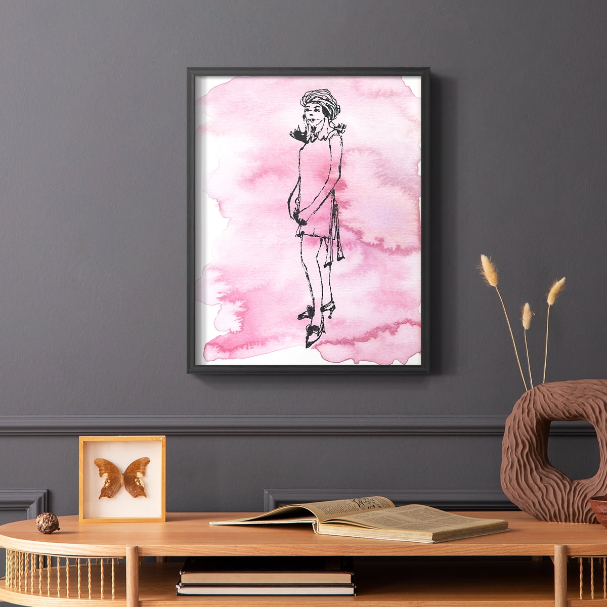 60's Fab II in Paper Solid Wood 16 x 20 Framed Print