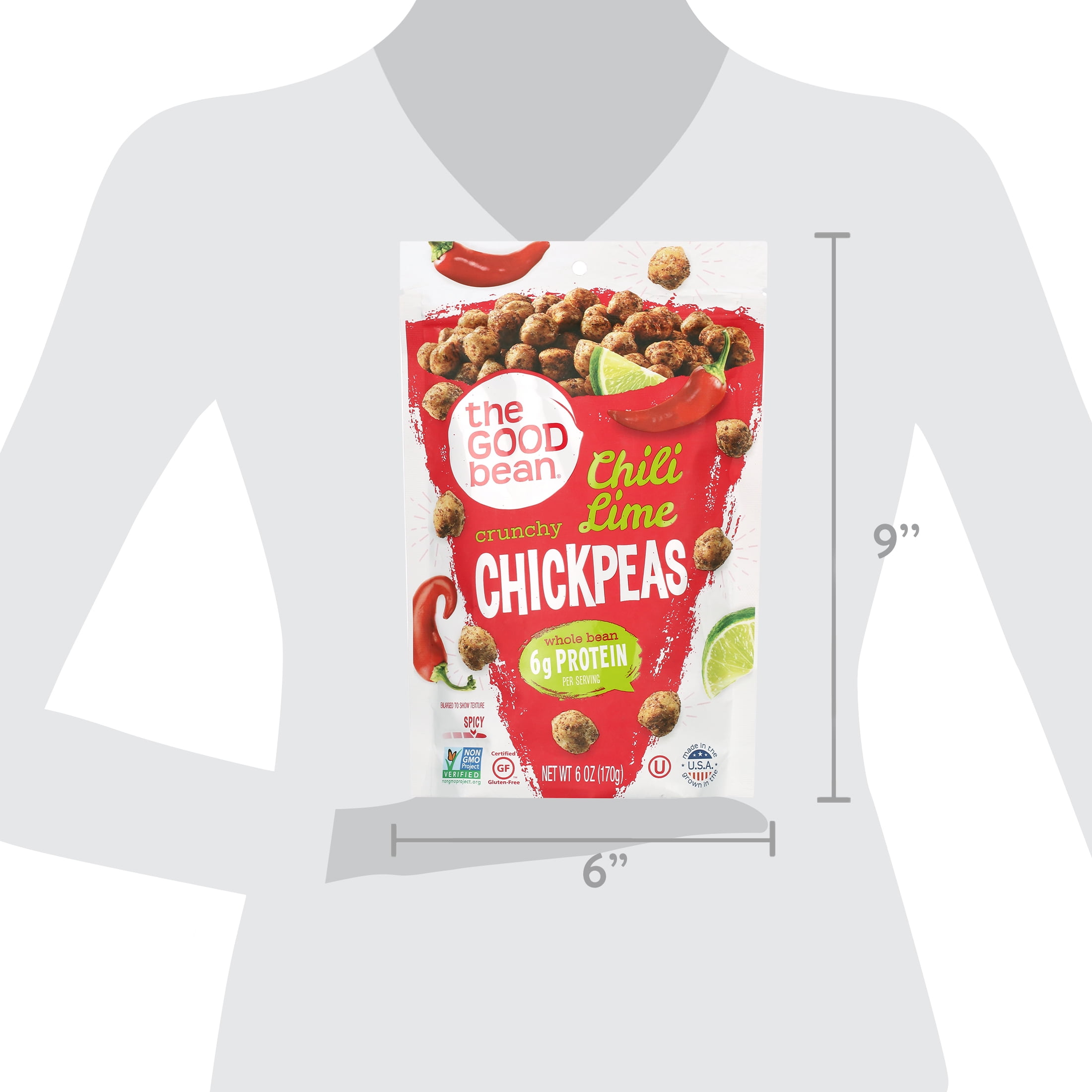 The Good Bean - Flavorful Plant-Based Crunchy Chickpea Snack