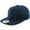 Navy, variant on Black Classic Cotton Flat Brim Unconstructed Baseball Cap Adjustable Strapback Style