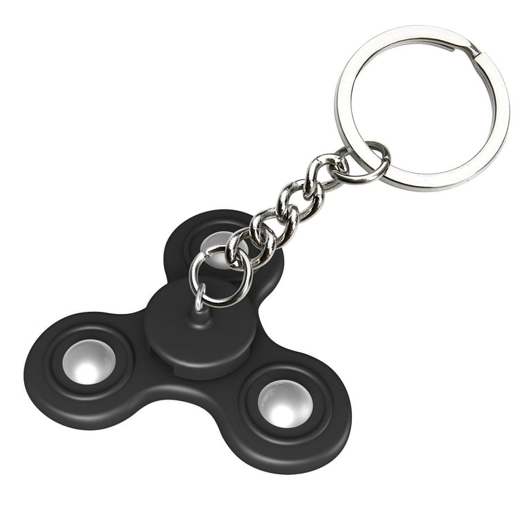  Spinning Keychain Fidget Toys, Finger Spinner Keychain, Fidget  Novelty Key Chain Toys, Portable Keychain Spinner for Finger Exercising,  Spinning Keychain Toy for Kids & Adults (Black) : Toys & Games
