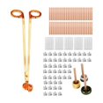 thumbnail image 1 of Mechas de madera para velas, mechas de madera con cortador de mechas, kit para hacer velas con mechas de madera para hacer velas de bricolaje, 1 of 5