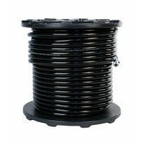 Schieffer 4000 PSI 3/8" x 250' Thermoplastic Black Sewer Jetter Hose with MPT 3/8" Soild & Swivel Ends