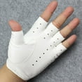 thumbnail image 6 of SIEYIO PU Cycling Fingerless Glove Outdoor Driving Motorcycle Half Finger Glove, 6 of 10