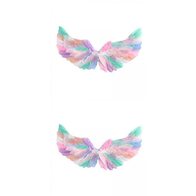 2 Piezas De Ala De ángel De Plumas Ala De Hadas Para La Decoración De La Sala De Estar Accesorios De Fotografía
