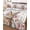 White Light Pink, variant on Quilt King Size Bedding Set, Easter Reversible Summer Quilt 3 Pieces, Rustic Spring Rabbit Eggs Botanical Florals Herbs Lightweight Bedspreads Coverlets with 2 Pillow Shams for All Seasons