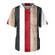 thumbnail image 1 of Fashion Men's Short Sleeve V Neck Printed Working Chest Pocket Carer Top M, 1 of 3