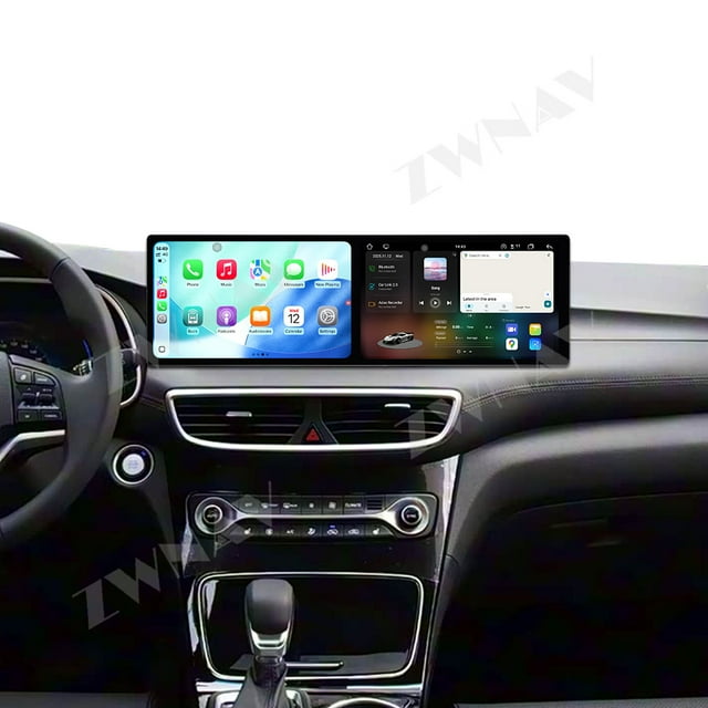 ZWNAV Dual 10.1 inch Screen Car Radio for Hyundai Tucson 2019-2020 Android 15 Multimedia Player GPS Navigation Auto DSP Stereo Host