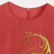 thumbnail image 4 of Vestidos Casuales Para Mujer, Blusas De Mujer De Moda Camisetas estampadas de moda para mujer, blusas casuales de lino holgadas de manga corta con cuello redondo y raglán, 4 of 4