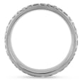 thumbnail image 3 of SuperJeweler 7 MM Textured Men's Titanium Ring Wedding Band For Men, 3 of 6