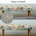 thumbnail image 6 of XYZCANDO C Anti Dust Rectangular Long Bench Slipcover, Non Slip Polyester Spandex Fabric Dining Bench Covers for Home Living Room, 6 of 9