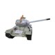 thumbnail image 4 of RC Coche, Tanques RC 1/16, juguetes de tanque del ejército para niños, vehículos de C Romacci Gris, 4 of 7