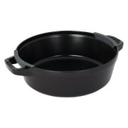 Staub 4 Piece Matte Black Stackable Cast Iron Cookware Set