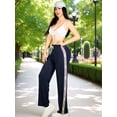 thumbnail image 4 of Pants Mujer Corte Ancho Diseño Moderno y Fresco para Verano, 4 of 5