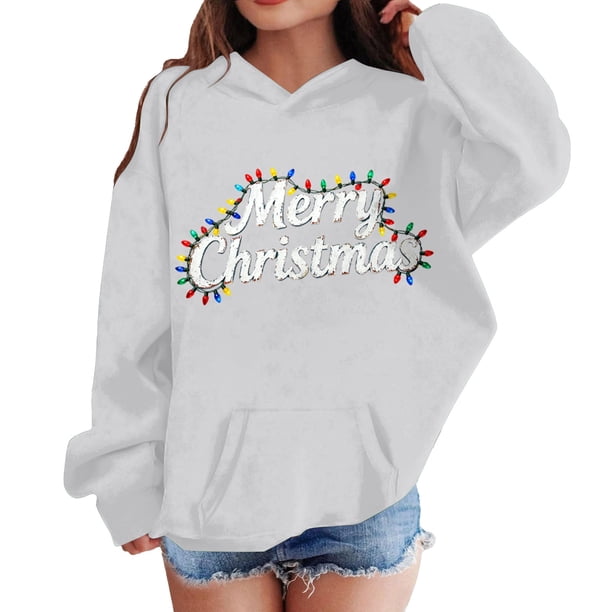 Sudadera con capucha para niñas y niños, sudadera de manga larga con cuello redondo y estampado de moda, jersey con bolsillo, sudadera de poliéster para niñas