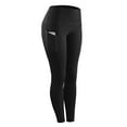 thumbnail image 5 of HXWCHs Women's Flared Yoga Pants Wide Straight Leg Sports Trousers with Pockets Black XXL, 5 of 5