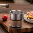 thumbnail image 3 of Stainless Steel Travel Mug with Lid and Handle Leak Proof Portable Coffee Cup for Camping Hiking Outdoor Adventures, 3 of 3