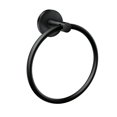 thumbnail image 1 of Anillo Moderno para Toalla de baño, Color Negro Mate, 1 of 4