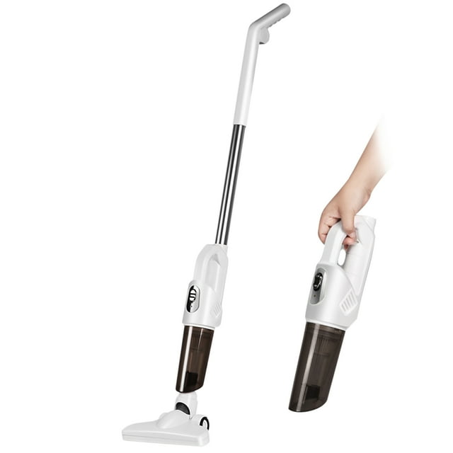 Vacuum Cleaner, 20000PA Powerful Suction Rechargeable Stick Vacuum Cleaner 2 IN 1 Portable Low Noise Large Capacity Handhold Car Vacuum for Home Office Car
