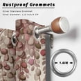 thumbnail image 2 of Outdoor Curtains for Patio Waterproof, Brown Eucalyptus Leaves Outdoor Privacy Panels Grommet, Spring Leaves Plants Country Beige Blackout Outside Curtains for Porch/Cabana 54"x95", 1 Panel, 2 of 8