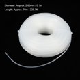 thumbnail image 3 of Corde de Tondeuse Ronde 2.65mm X 70m en Forme de Nylon Blanc Accessoire de Fil de Coupe, 3 of 8