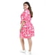 thumbnail image 3 of Vestido camisero con olan Roman Fashion /Tallas Extras, 4326 (Fiusha flores) fucsia 40, 3 of 6