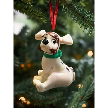 ORNAMENT 101 Dalmatians Wrapped In Leash Disney Figurine Figure Charm 3”