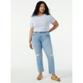 thumbnail image 4 of Free Assembly Women's Original 90's Straight Jeans, 4 of 6