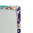 thumbnail image 2 of Ambesonne Vintage Fitted Sheet, Clock with Roman Digits, Queen Size, Blue and Dark Orange, 2 of 2