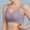 Purple, variant on Women's Small Sagging Thin Thin Traceless Rabbit Ears Bra Underwear Sports Brawls for Women Compression Sports Bra Sports Bras for Women High Support Pack Low Support Sports Bras for Women Womens