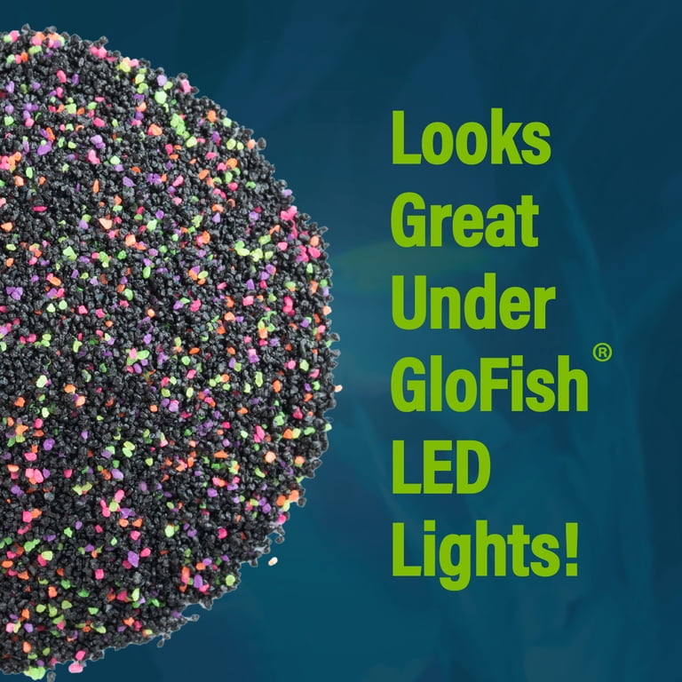 GloFish Aquarium Sand, Black With Highlights, 5 lb photo 6