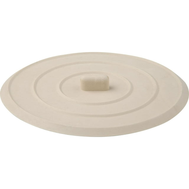 Bouchon plat d'évier Peerless, 4 po (101,6 mm), blanc
