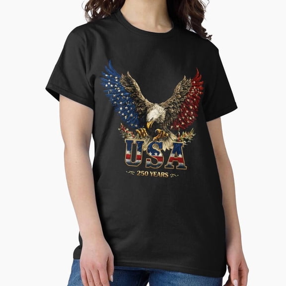 America 250Th Anniversary Eagle Usa Semiquincentennial T-Shirt