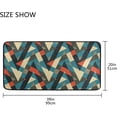 thumbnail image 3 of Area Rugs Carpet for Bedroom Floor Kitchen Rugs Vintage Indian Zig Zag Door mat Bedside Runner Rug Living Room Washable Non Slip 39×20in, 3 of 7