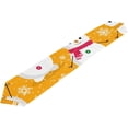 thumbnail image 5 of SKYSONIC Rectangle Cute Snowmen Snowflakes Printed Table Runner 13x90in for Wedding Birthday Holiday, 5 of 5
