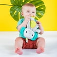 thumbnail image 4 of Bright Starts Snuggle & Teethe Plush Teether - Elephant, Unisex, Ages Newborn +, 4 of 7