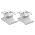 thumbnail image 2 of Miangastore Pipe Clamp for Walker Silver Sturdy Cane Holder 2Pcs, 2 of 9