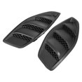 thumbnail image 5 of Unique Bargains Pair Vehicle Hood Side Air Vent Cover Bezels Trim Matte Black for Jeep Wrangler JK, 5 of 6
