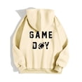 thumbnail image 4 of WEAIXIMIUNG Sweatshirts à Col Rond pour Femmes Designs Mignons Femmes Décontracté Manches Longues Léger Hoodie Sweatshirts Imprimé Graphique Lettre Pull Football Sweatshirts Blouse, 4 of 4