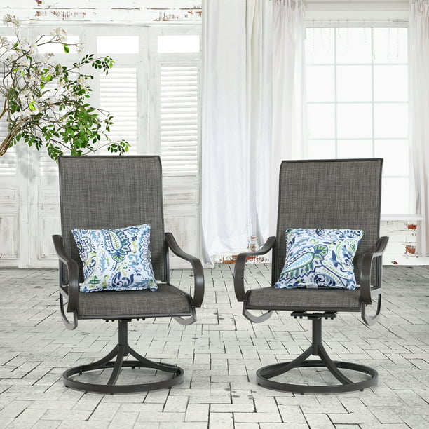 Mfstudio 2 Pieces Patio Dining Chairs, How To Clean Outdoor Mesh Furniture