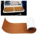 thumbnail image 4 of Hoja de Cubierta de Piso de Teca de Espuma EVA Alfombrilla Adhesiva para Suelo de Barco de Espuma EVA, Alfombrilla para Tarima de Barco, Antideslizante, Marrón, para Yate Marino, 240x45x0,6 Cm Ecomeon no, 4 of 5