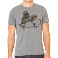 thumbnail image 2 of Sloth Riding A Skateboard On Men's Premium Tshirt, 2 of 3