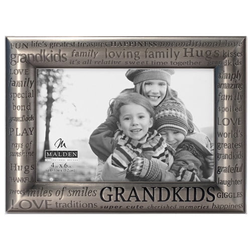Malden 4 X 6 Grandkids Modern Words Picture Frame Walmart Com