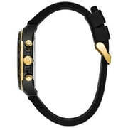 Bulova Mens Marine Star - Black IP Stainless - Gold-Tone - Black Strap - Date