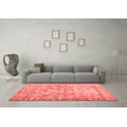 thumbnail image 3 of Ahgly Company Indoor Rectangle Abstract Red Contemporary Area Rugs, 5' x 7', 3 of 4