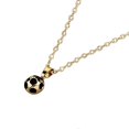 thumbnail image 2 of Golden Alloy Creative Necklace with Football Shape Pendant for Women Wearing Classic Jewelry Set 9.5cm, 2 of 2