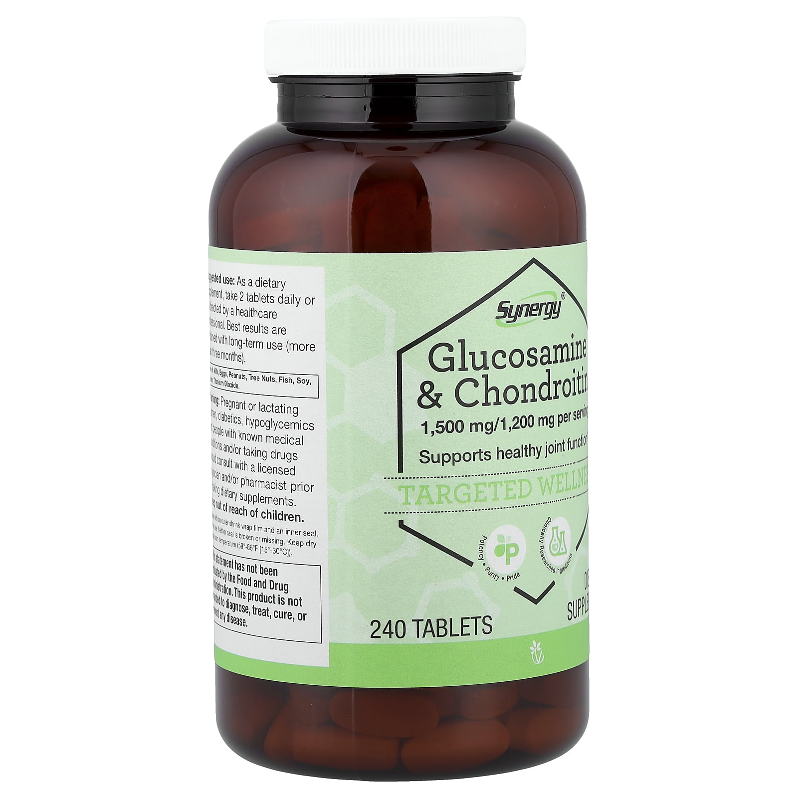 Vitacost Synergy®, Glucosamine & Chondroitin, 240 Tablets