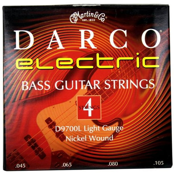 Martin Strings D9700U Darco Nickel Wound Light Electric Bass Guitar
