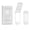 2 pack(Clear), variant on (4 Pack) Light Switch Guard Cover,Light Switch Plate,ChildProof Wall Switch Guard Keeps Lights or Switches from Being Accidentally Turned ON or Off, Rocker Style
