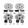 thumbnail image 3 of Power Stop Front and Rear Stock Replacement Brake Pad and Rotor Kit KOE2783, 3 of 8