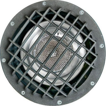 Dabmar Lighting Fiberglass In-Ground Well Light with Grill- Bronze